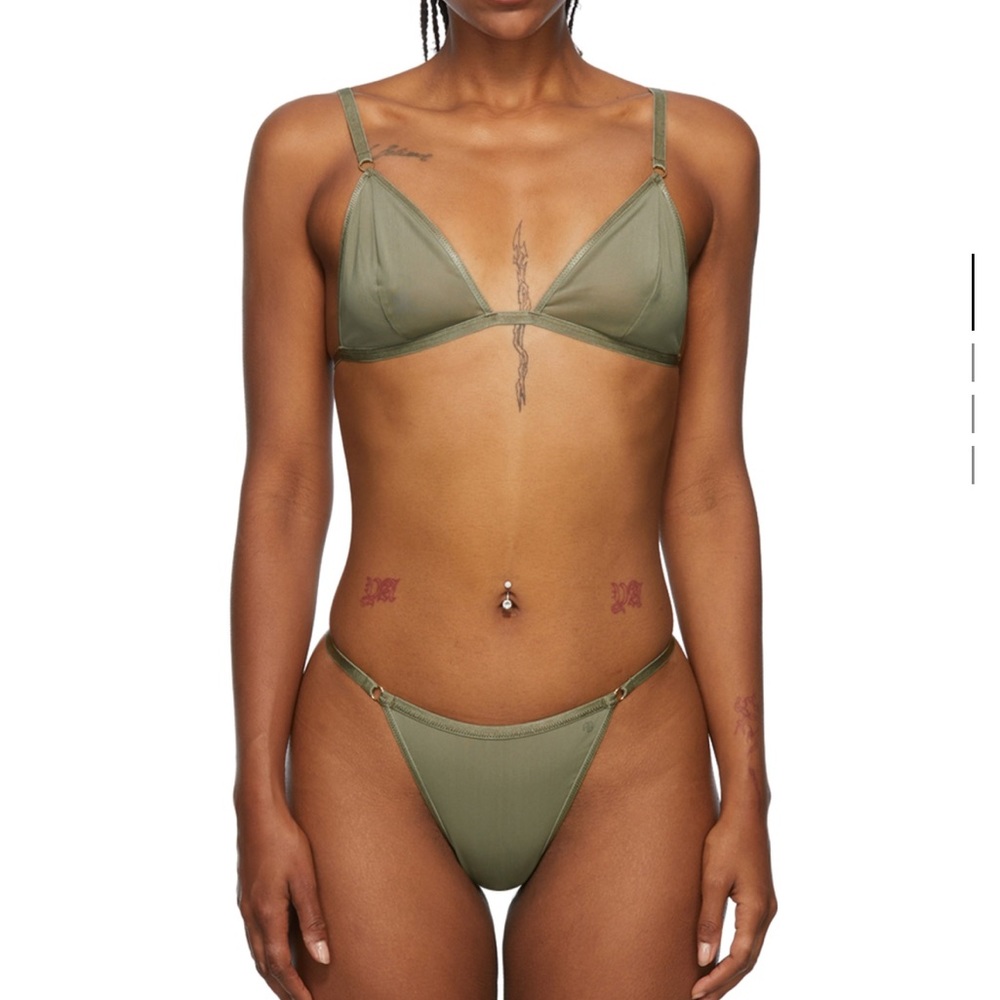 New Mesh bra and thong set - Large.